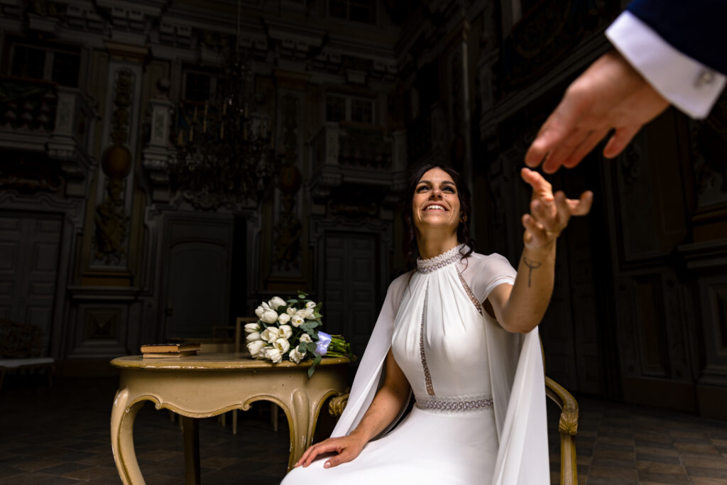 Particolare degli sposi