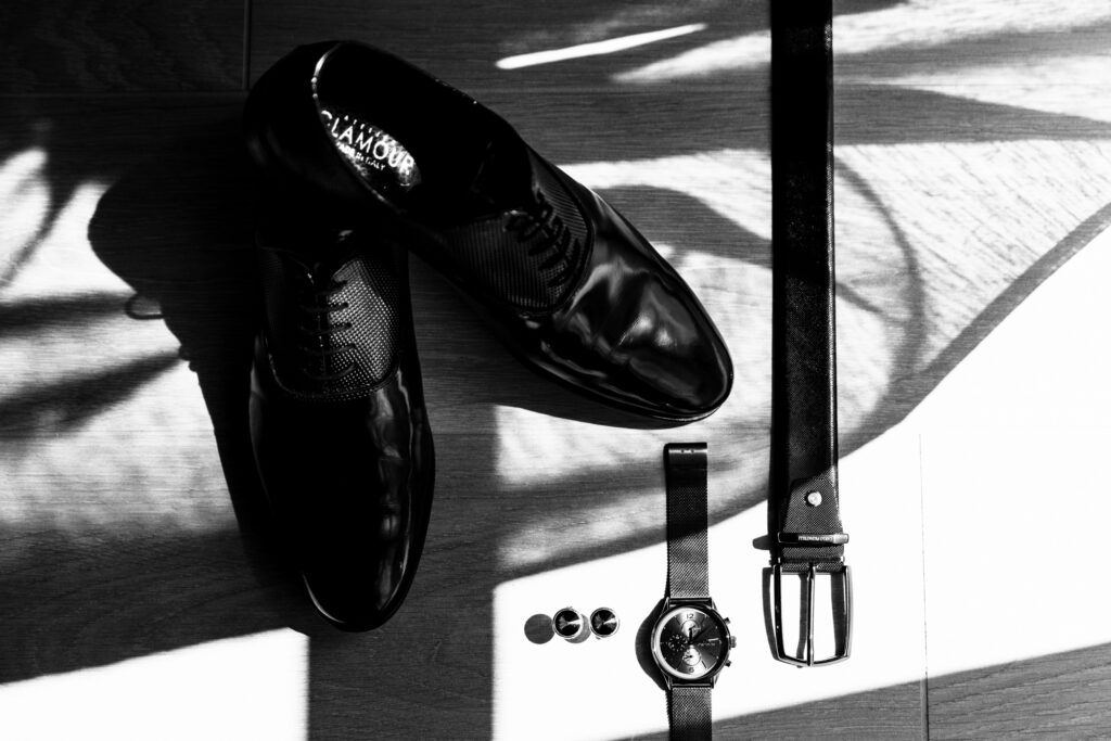 Accessori dei preparativi dello sposo