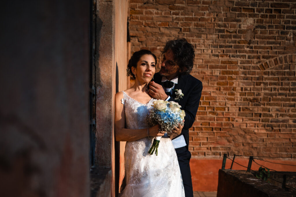 momento di intimità tra sposi