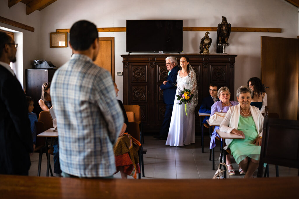 Momenti di cerimonia al comune di Ceresole Reale