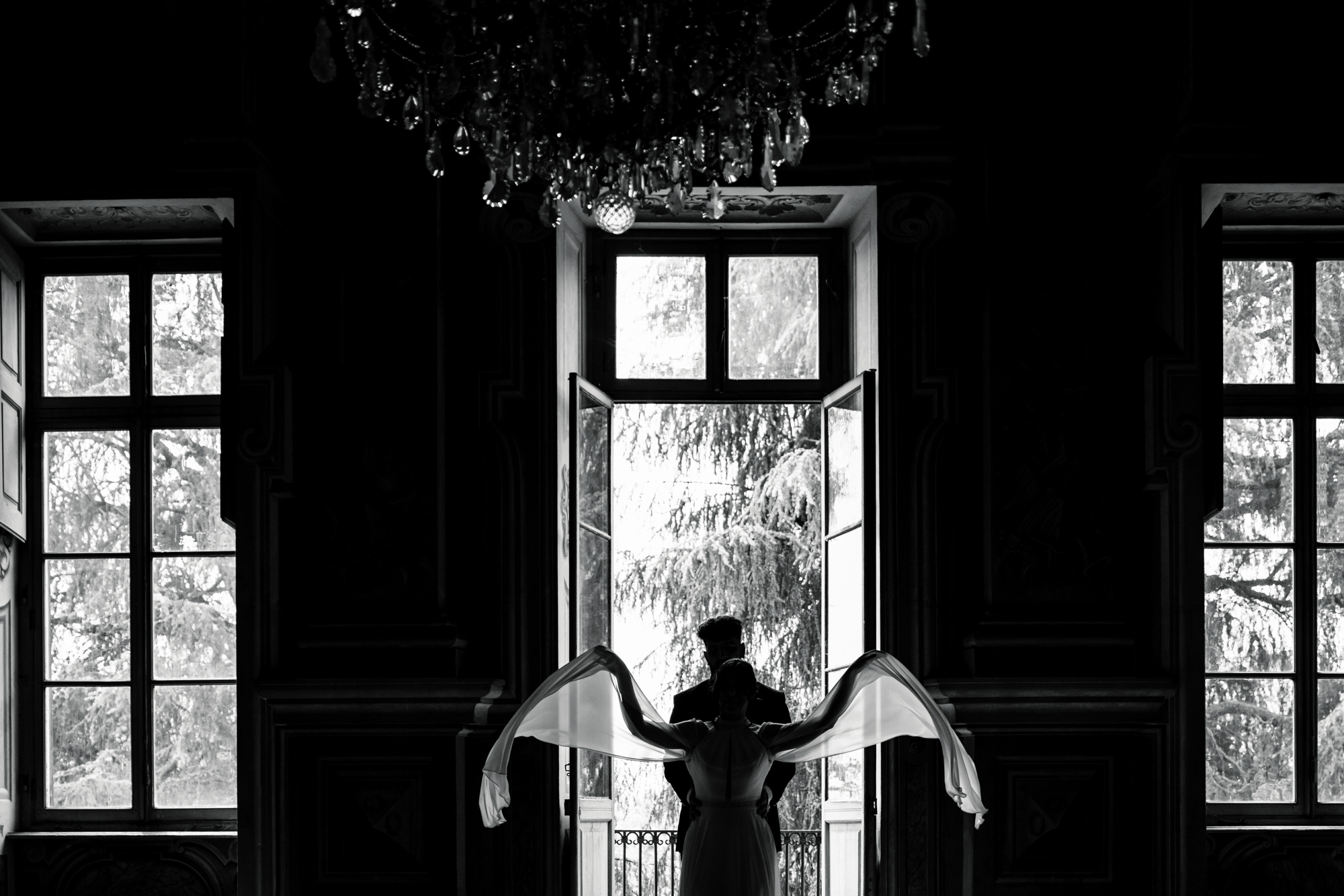 Controluce in bianco e nero 