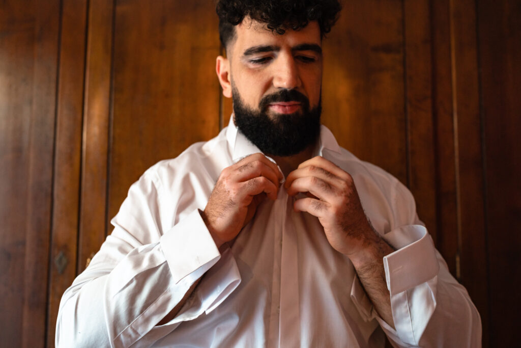 L'emozione di prepararsi per la cerimonia