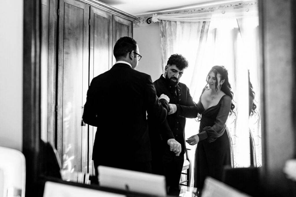 La super visione della sorella dello sposo