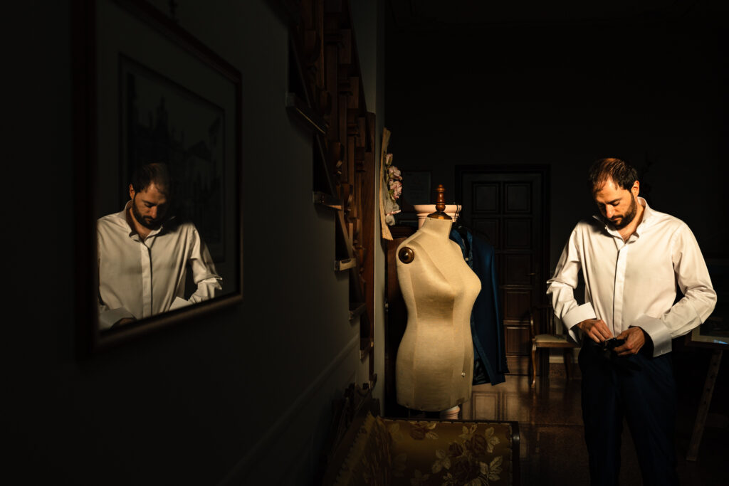 Enrico a cherasco indossa la camicia